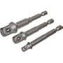 SE 3 Pc. Power Extension Socket Bits for Drills