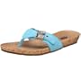 Dr. Scholl's Women's Bliss Thong Sandal,Blue,7 M US