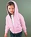RABBIT SKINS Toddler Full-Zip Fleece Hooded Sweatshirt, Heather, 4T, Medium