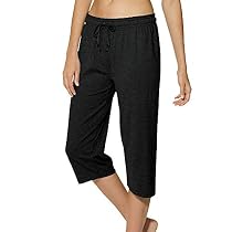 Champion Women's Jersey Capri, Black, Medium
