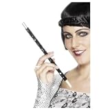Sequinned Cigarette Holder - Black - Adult