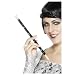 Sequinned Cigarette Holder - Black - Adult