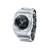 Black Dice Mens Switched Dual-Time Analog-Digital Watch #BD034-01 by Black Dice