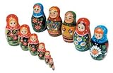 from Toyday Traditional & Classic Toys Wooden 7 Piece Nesting Doll