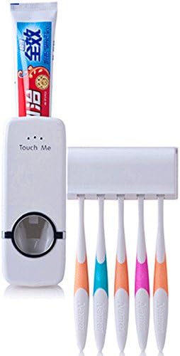 Zonstyle Home Fashion Automatic Toothpaste Dispenser Toothbrush Holder Kit