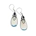Opalite Amethyst Sterling Silver Earrings Bali title=