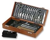 Duratool 35 Piece Hobby Knife Set Three Handles Different Sizes Mini Wood Plane Edge Adapter