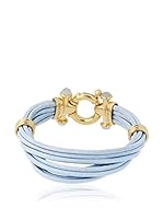 Bellavita Pulsera  plata de ley 925 milésimas bañada en oro