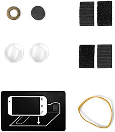 I AM CARDBOARD® Complete Parts for Google Cardboard VR Project - Biconvex Lenses, Neodymium Magnet, Ceramic Magnet, Velcro Strips, Rubber Band and NFC Tag