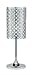 Adesso Bling Table Lamp, Chrome