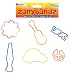 Retro Original Zany Bandz Rubber Band Bracelets - 24 Bands