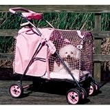 5th Avenue Pet Stroller-SUV (Pink) (37 1/2H x 24W x 31L)