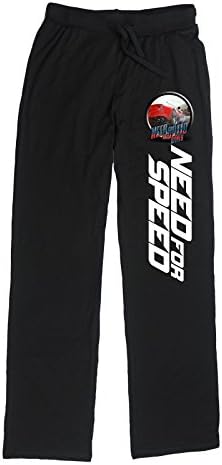 PUS Women's Need For Speed Rivals Game Logo Lounge Pajama Pants M Black