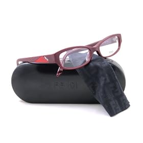 AUTHENTIC FENDI EYEGLASSES FS OPTICAL RX F 806L 603 BURGUNDY F806L