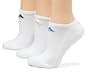 adidas Women's 6-Pack No Show Sock, White/Diva/Collegiate/Light Blue/Black, Shoe Size 5-10