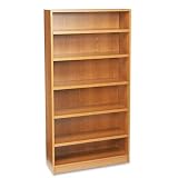 Heavy-duty signature series bookcase, 6-shelf, 36w x 72h, medium oak / BSX3726TM / Sold as 1 Each / Mfr Part # 3726TM