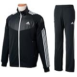 「(アディダス)adidas ADIENERGYウォームアップセット SS6910SPSET 1 ブラック/メタリックシルバー M」の画像