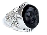 Ebony cocktail ring, Amun Ra