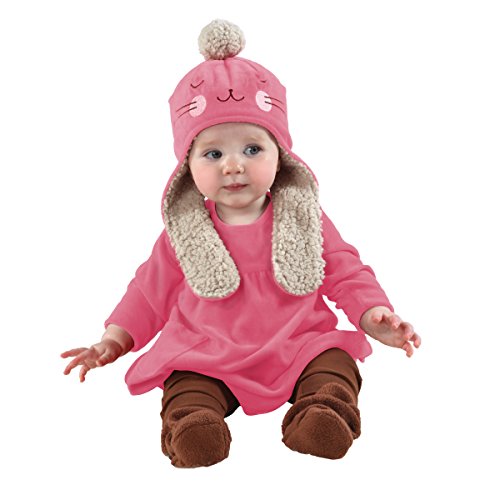 Zutano Baby Girls' Velour Bunny Hat