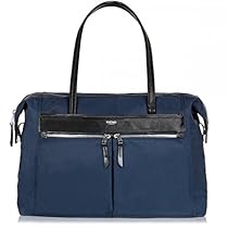 Knomo Luggage Curzon 15 Shoulder Tote 10.6 X 15.0 X 6.3 (One Size, Navy Blue)
