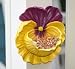 Yellow-Red Pansy Birdfeeder
