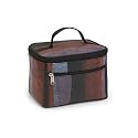 Recycled Plastic Bags Brown Cosmetic Tote "This Bag is Garbage Cosmetic Tote [Brown/Black]"