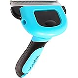 Imperial Pets Grooming & Deshedding Brush, Blue, Medium