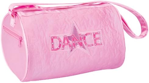 Dansbagz Quilted Star Dance Roll Duffel Bag One Size Pink