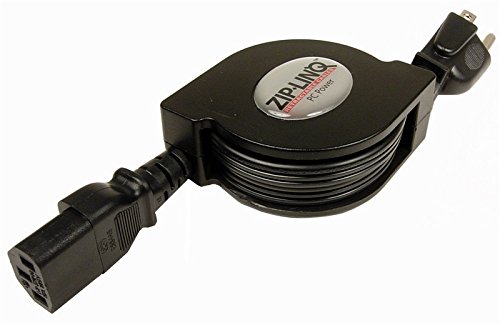 Cables Unlimited ZIP-PWR-PC1 ZipLinq Retractable PC Power Cable
