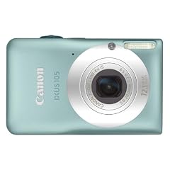 Canon IXUS 105 Digitalkamera (12 Megapixel, 4-fach opt. Zoom, 6.9 cm (2.7 Zoll) Display, bildstabilisiert) aqua