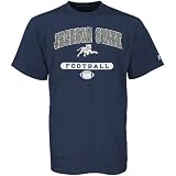 Russell Jackson State Tigers Navy Blue Football T-shirt