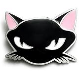 BLACK CAT Belt Buckle Vixen Sexy Naughty Kitty