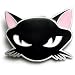 BLACK CAT Belt Buckle Vixen Sexy Naughty Kitty