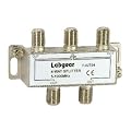 4 Way Indoor TV Aerial Splitter, Free F Plugs