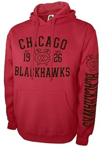 NHL Chicago Blackhawks Pullover Hood, Red, Large