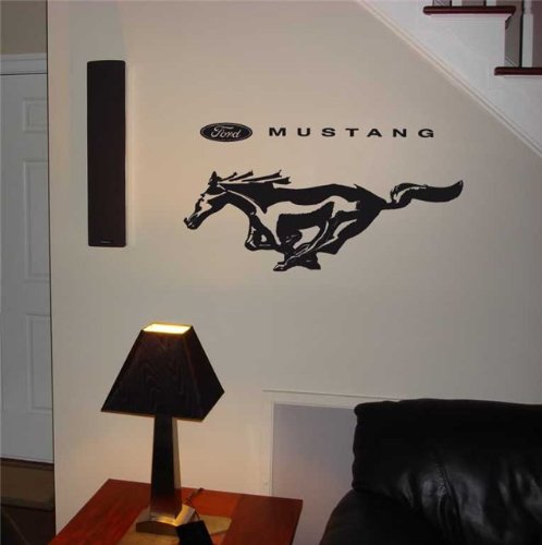 GARAGE WALL FORD MUSTANG GT LOGO STICKER DEALERSHIP 10