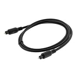 Optical Toslink Male to Male Fiber Digital Audio Optic Interface Gold Plated Cable - 3ft / 1 M