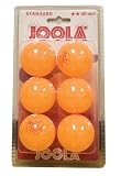 JOOLA STANDARD Two-Star Orange 40mm Table Tennis Balls, 6-Count