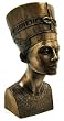 Egyptian 7" Nefertiti (Bronze) - Collectible Figurine Statue Figure
