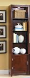 Home Elegance 8069-2 Rich Merlot Cherry Style Entertainment Center Left unit