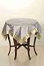 Gray Sari Tablecloth / Linen / Topper - Made to measure