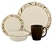 Kitchen & Housewares : Corelle Livingware Vitrelle 16 Piece Dinnerware Set, Garden Trellis