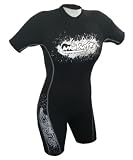 Maui Surfing Damen Shorty 2 mm Neoprenanzug schwarz/silber Größe XL / 44