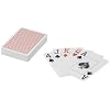 Copag - 104001344 - 100% Plastic - Jeu De Poker - Format 63X88Mm - Jumbo Face - Etui Rouge