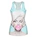 Hot Fashion Women Corpse Bride Printed Sleeveless T Shirt Vest Tank Tops