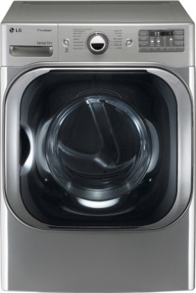 LG SteamDryer Series DLGX8001V 29 Gas Steam Dryer 9.0 cu. ft. Mega Capacity, Graphite Stl