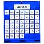 Carson-Dellosa Publishing CD-5605 Monthly calendar pocket chart with grommets, 25 x 28-1/2