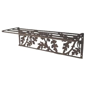 Rainsford & Gale Oak Leaf Wall Mount Pot Rack