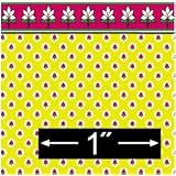 Buy 1:24 Dollhouse Wallpaper Provence Yellow by Dollhouse Wallpaper