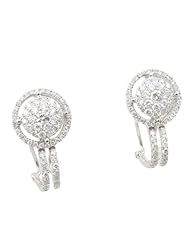 Women 14k White Gold 1.6ctw diamond Stud earring 23 26287 Size 6.41
